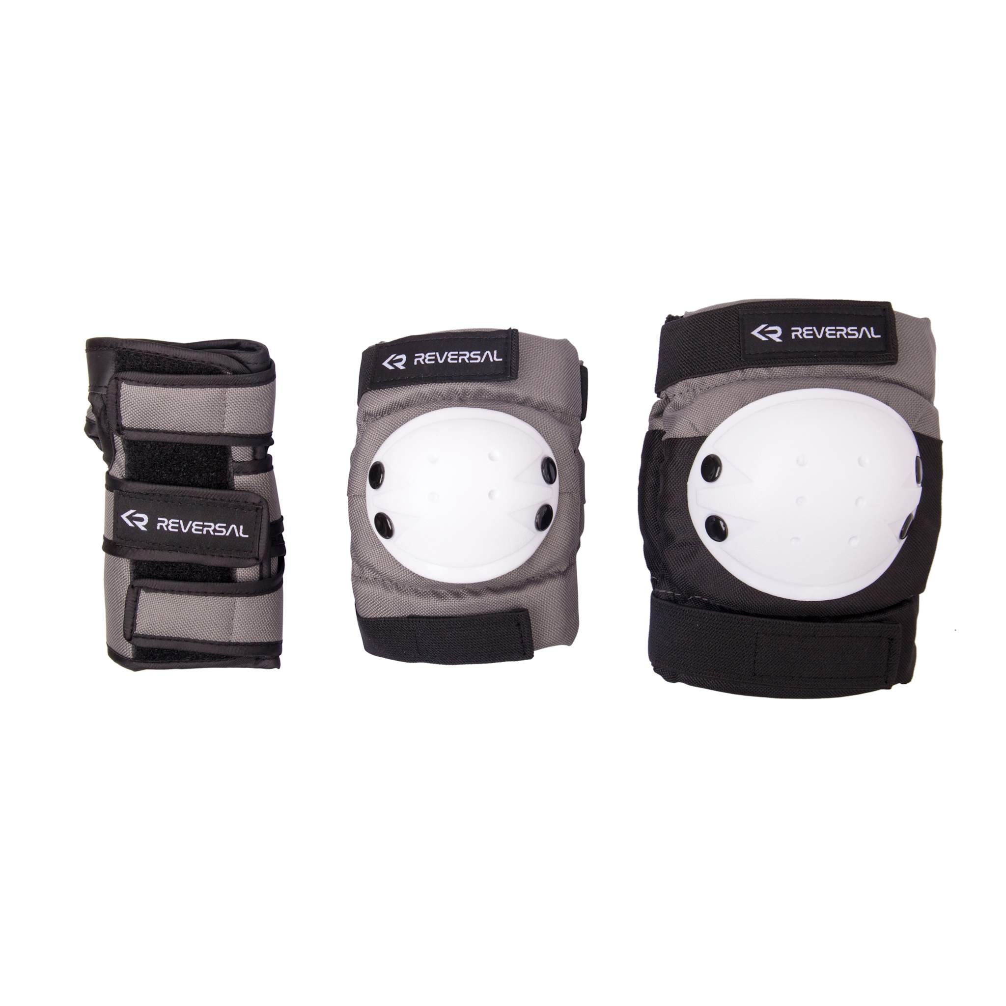 Reversal Skyddssats Barn 3-pack - Svart/Grå-ScootWorld.se