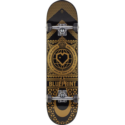 Blueprint Home Heart Complete Skateboard - Black/Gold-Blueprint-ScootWorld.se