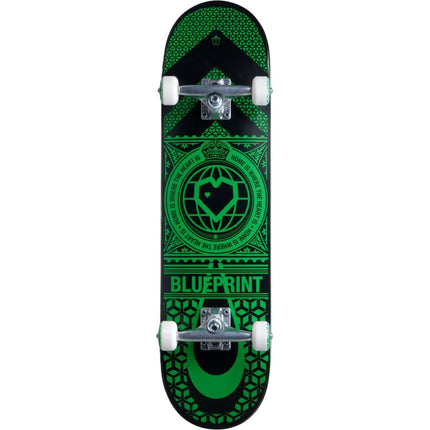 Blueprint Home Heart Complete Skateboard - Black/Green-Blueprint-ScootWorld.se