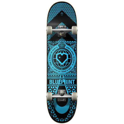 Blueprint Home Heart Complete Skateboard - Blue/Black-Blueprint-ScootWorld.se