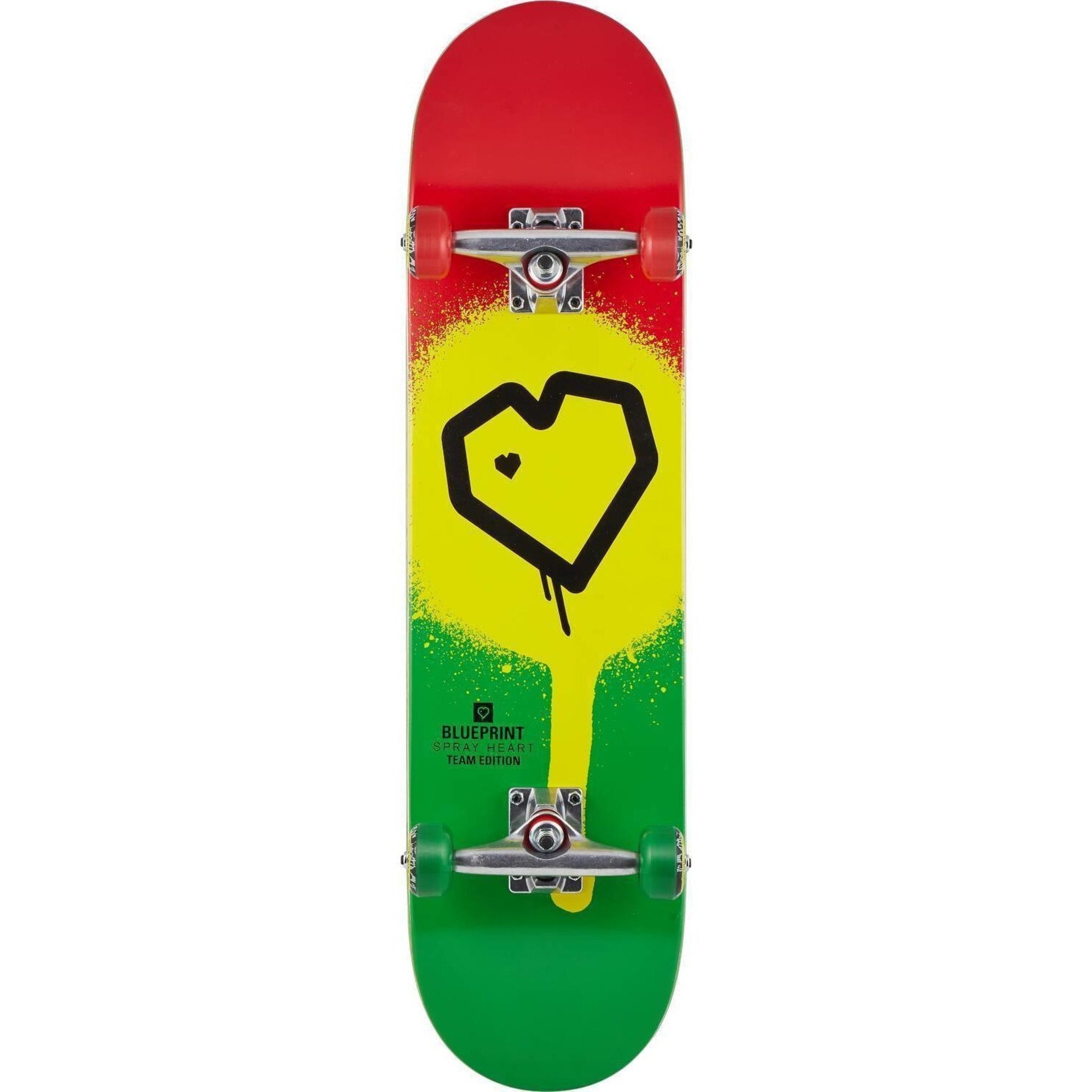 Blueprint Spray Heart Komplett Skateboard-Blueprint-ScootWorld.se