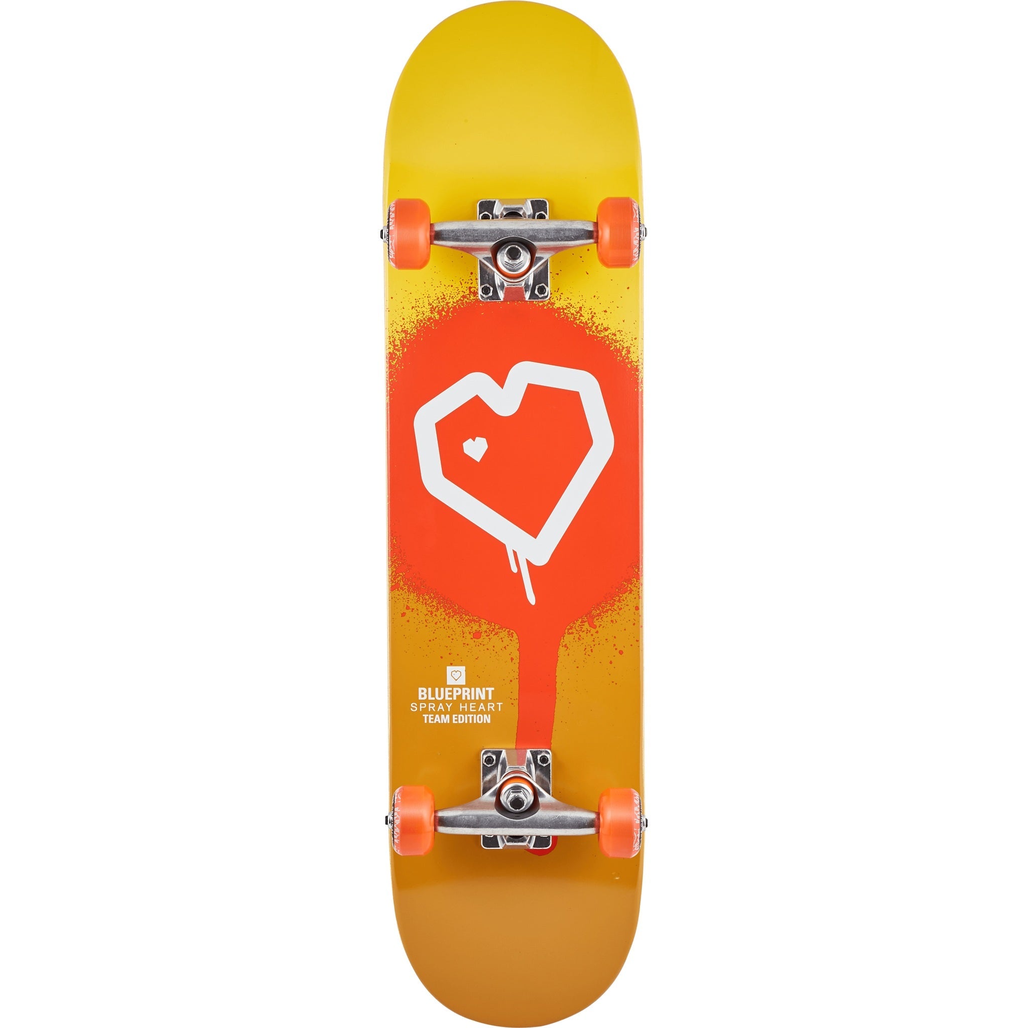 Blueprint Spray Heart Komplett Skateboard-Blueprint-ScootWorld.se