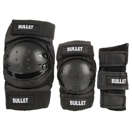 Bullet Junior Triple Padset Skyddsset - Black-Bullet-ScootWorld.se