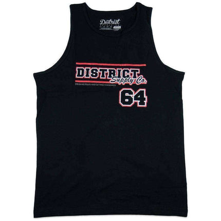 District Supply Co Team Tanktop Sort-t-shirts-District-ScootWorld.se