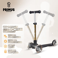 Primus Filius Trehjulig Sparkcykel - Gold Chrome