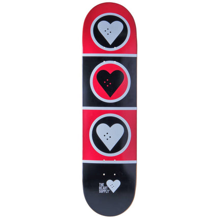 Heart Supply Squadron Skateboard Bräda - Black/Red/White-Heart Supply-ScootWorld.se