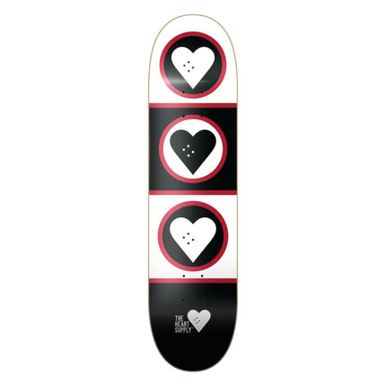 Heart Supply Squadron Skateboard Bräda - Black/White-Heart Supply-ScootWorld.se