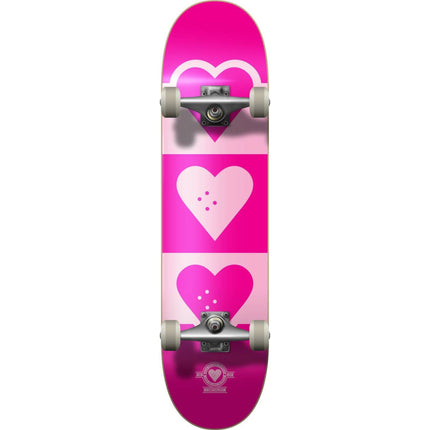 Hearty Supply Quadron Logo Skateboard - Pink-Heart Supply-ScootWorld.se