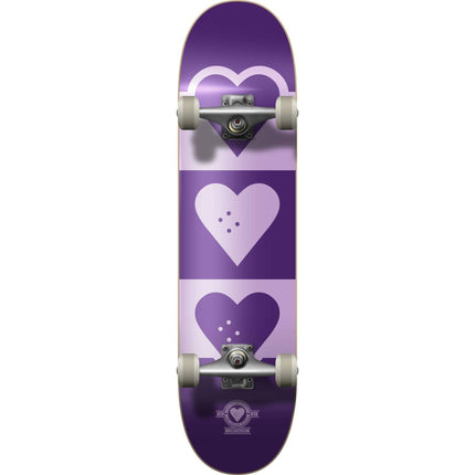 Hearty Supply Quadron Logo Skateboard - Purple-Heart Supply-ScootWorld.se