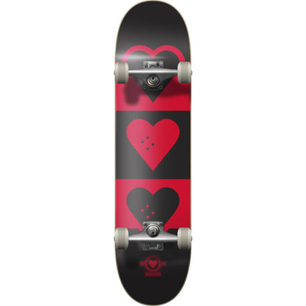 Hearty Supply Quadron Logo Skateboard - Red-Heart Supply-ScootWorld.se