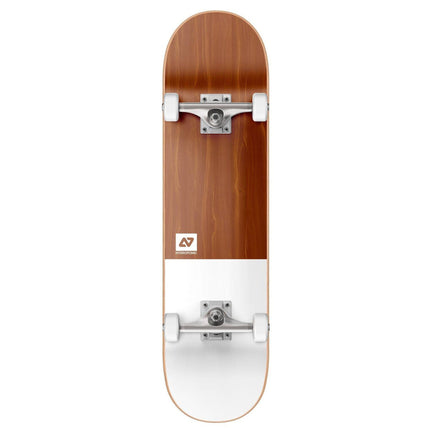 Hydroponic Clean Skateboard - White-brown-Hydroponic-ScootWorld.se