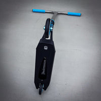 Striker Titan Bend Pande Custom Build - Svart/Turkos/Silver-ScootWorld.se