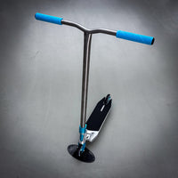 Striker Titan Pande Silver Teal Custom Build - Silver/Turkos-ScootWorld.se