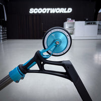 Striker Titan Pande Custom Build - Svart/Turkos/Silver-ScootWorld.se