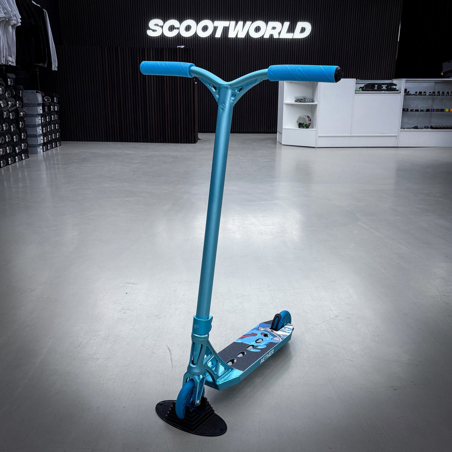 Striker Aether Blue Custom Build - Blå-ScootWorld.se