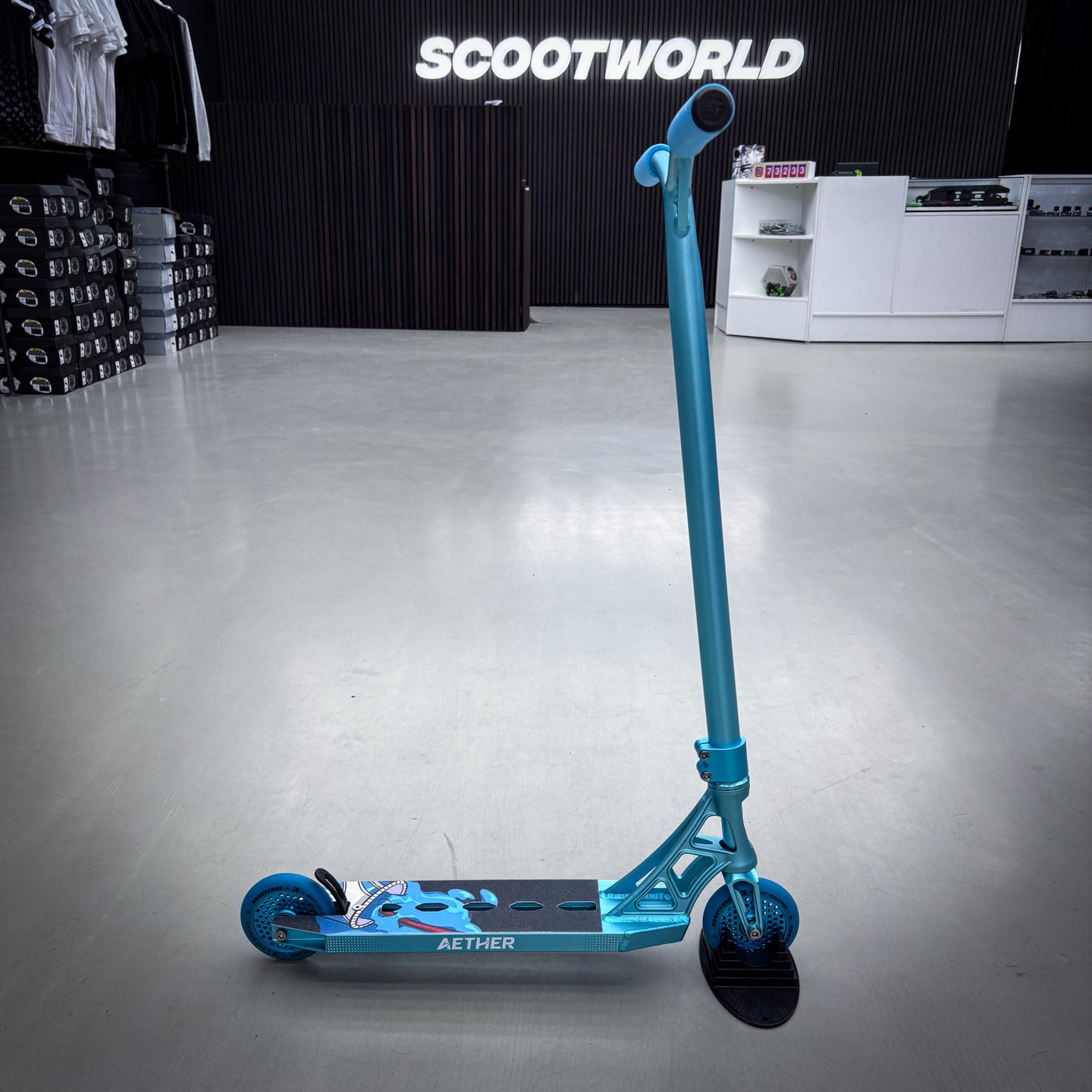 Striker Aether Blue Custom Build - Blå-ScootWorld.se