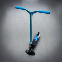 Striker Panda Freestyle Custom Build - Svart/Turkos/Silver-ScootWorld.se