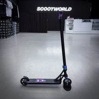Striker Panda Freestyle Custom Build - Svart/Rainbow-ScootWorld.se