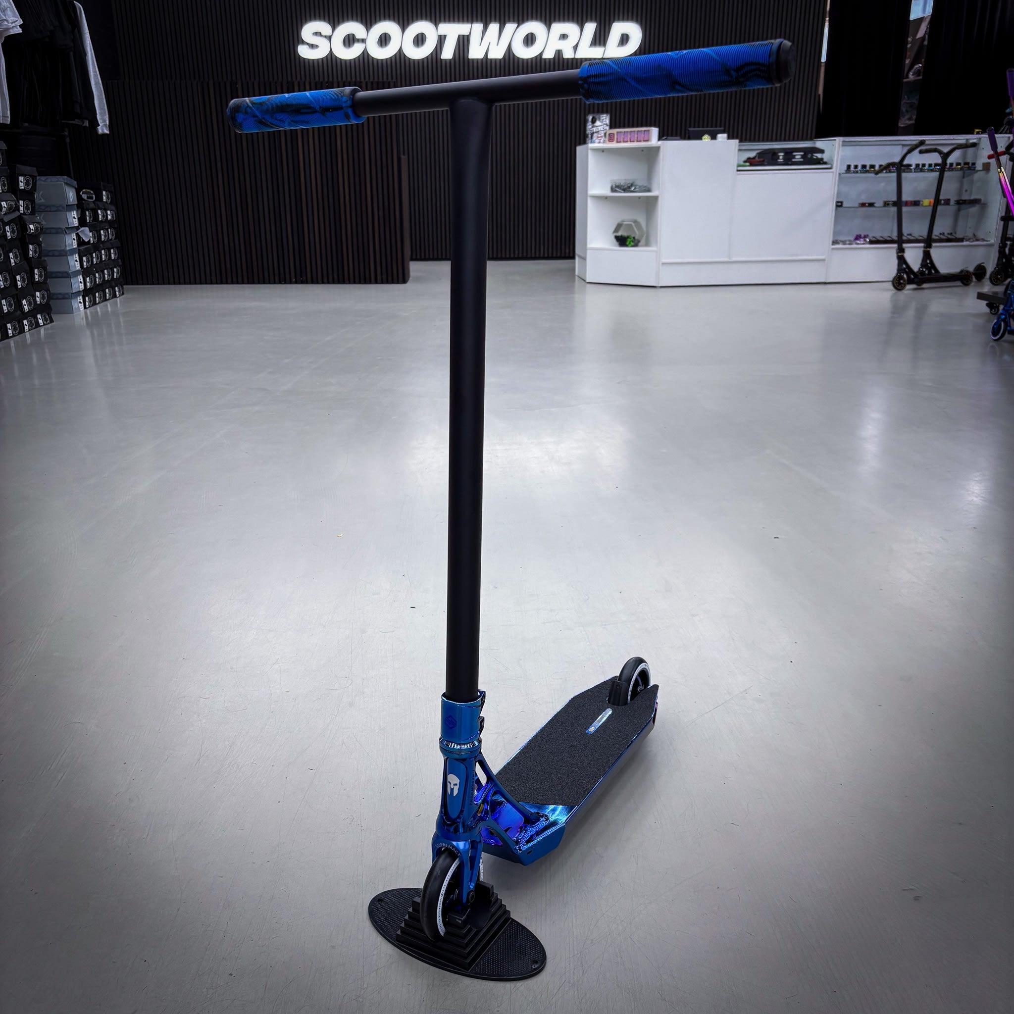 Striker Ethic 460mm Chrome Blue Custom Build - Blå/Svart-ScootWorld.se