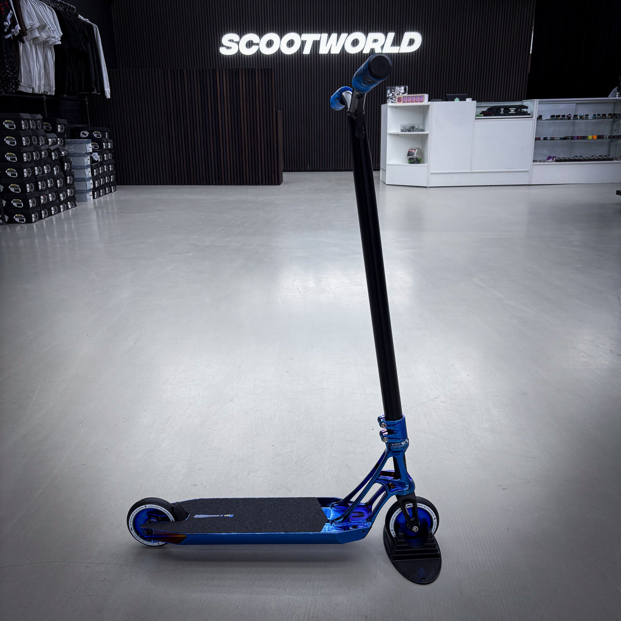 Striker Ethic Chrome Blue Custom Build - Blå/Svart-ScootWorld.se