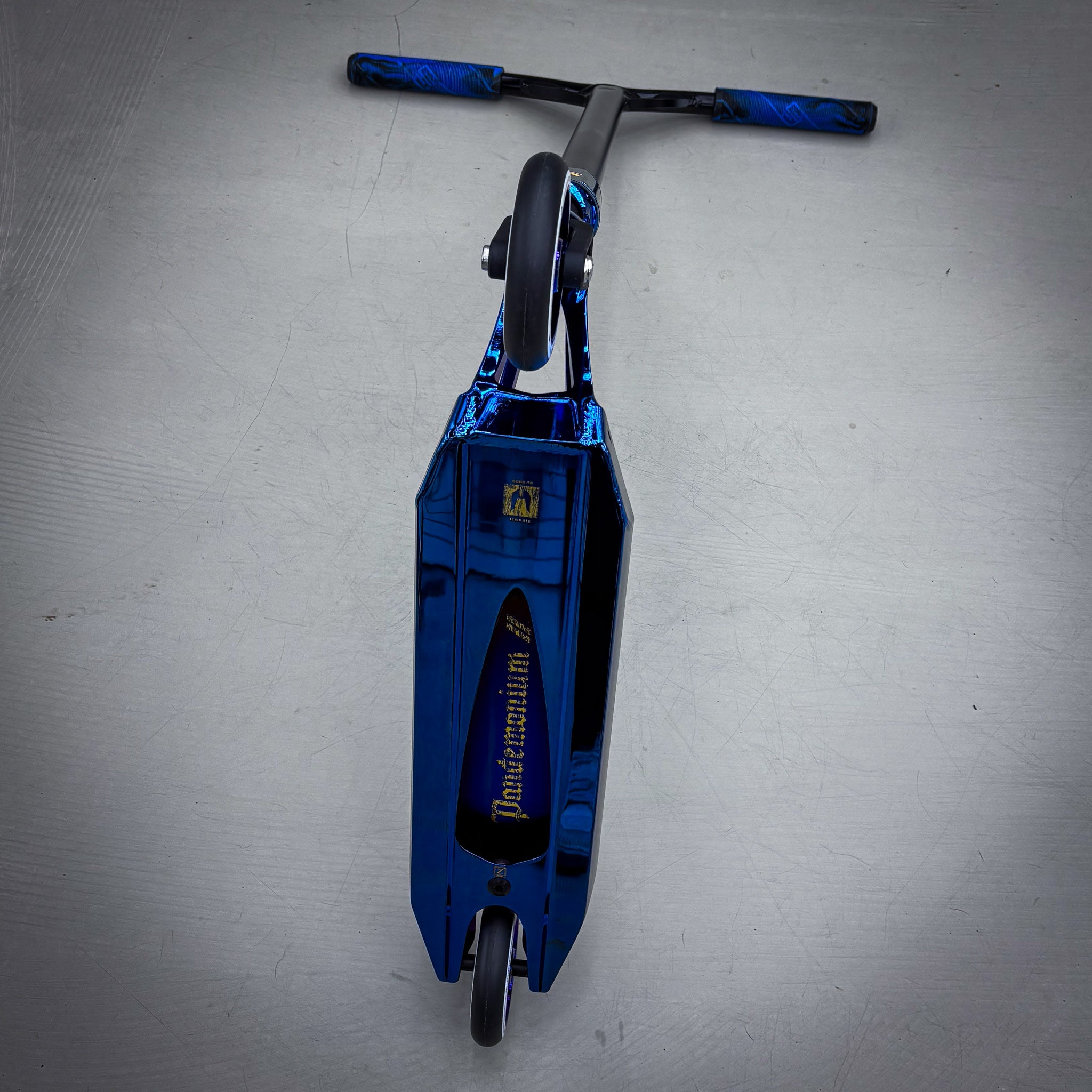 Striker Ethic Chrome Blue Custom Build - Blå/Svart-ScootWorld.se