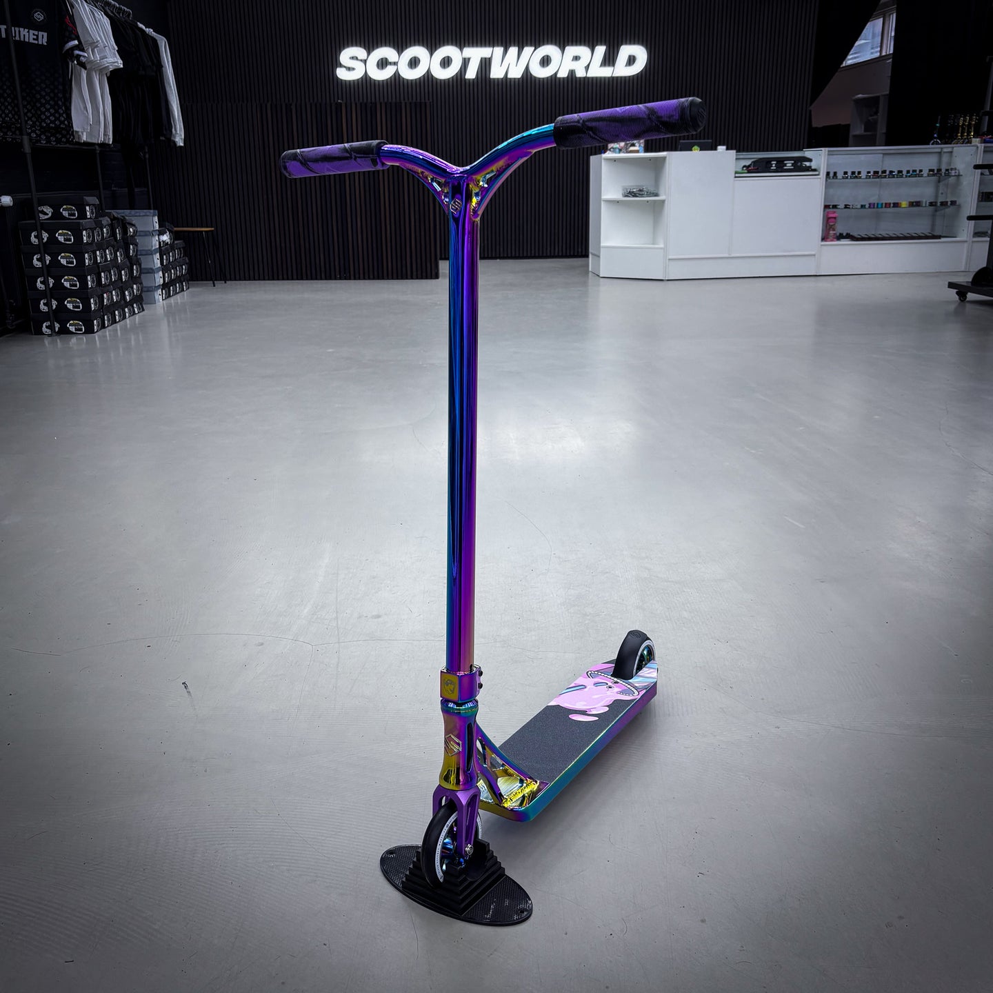 Striker Rainbow Custom Sparkcykel - Rainbow/Purple-ScootWorld.se