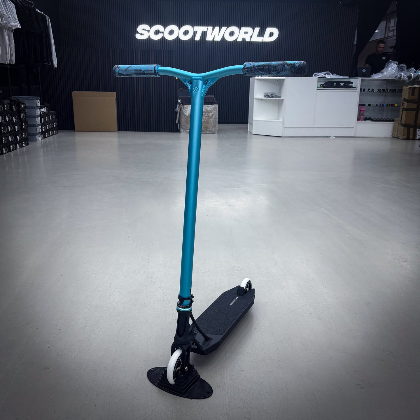 Striker Ethic Teal/Black Custom Sparkcykel - Turkos/Svart-ScootWorld.se