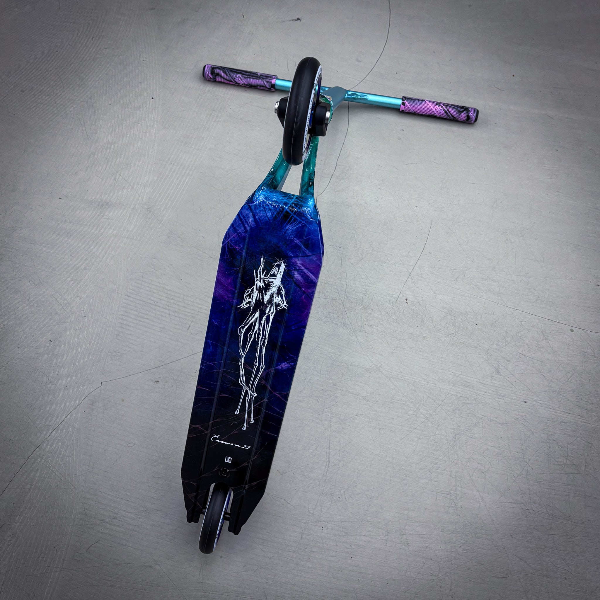 Striker Ethic Erawan Custom Sparkcykel - Blå/Lila