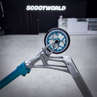 Striker Pande Raw/Teal Essence Custom Sparkcykel - Raw/Turkos-ScootWorld.se