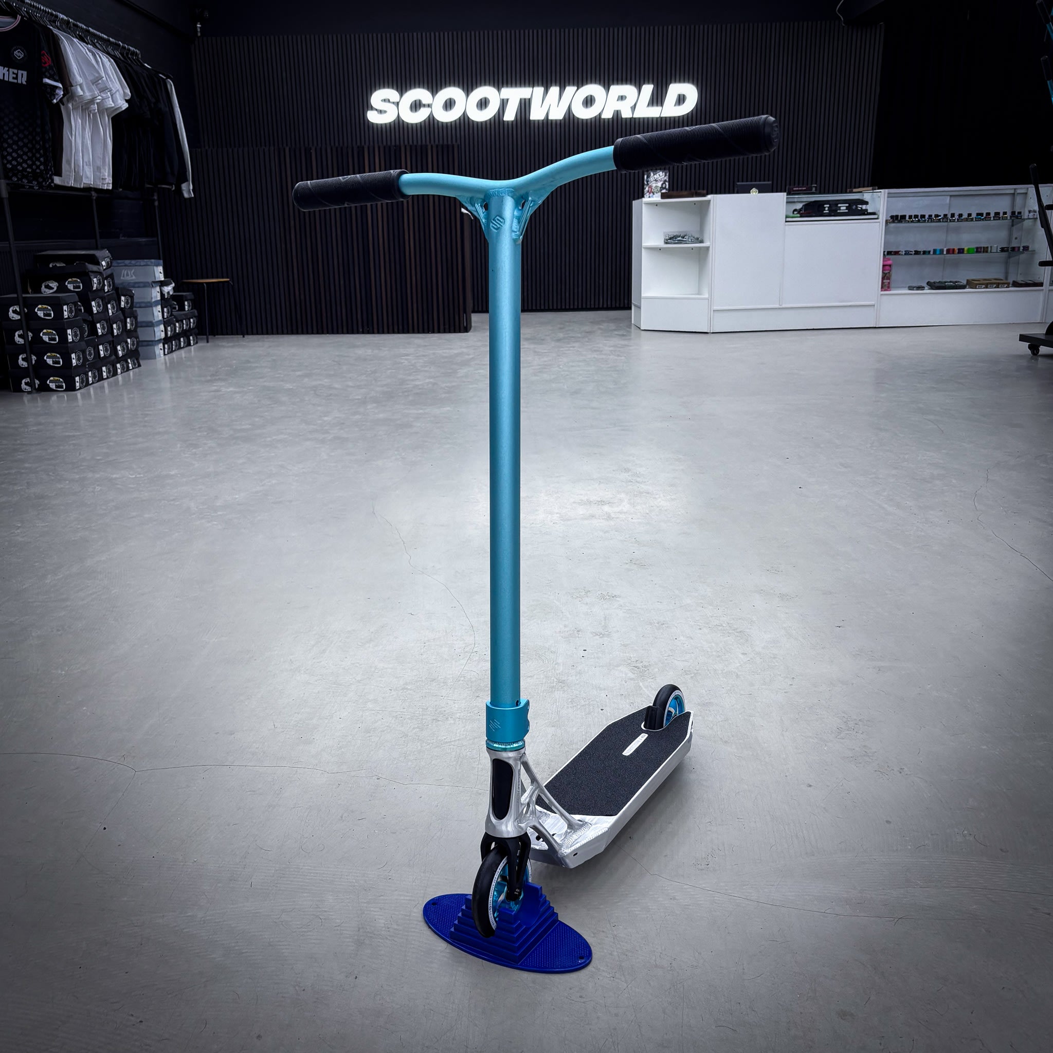 Striker Pande Raw/Teal/Black Custom Sparkcykel - Raw/Teal/Black-ScootWorld.se