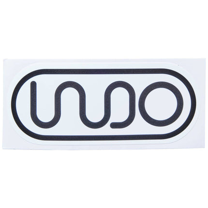 Indo Logo Klistermærke Til Løbehjul - Hvid-Indo-ScootWorld.se