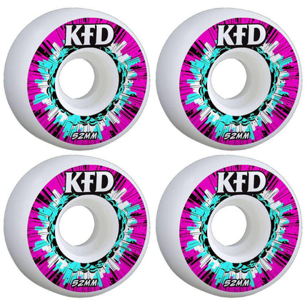 KFD Blast Skateboard Hjul 4-Pak - Pink-KFD-ScootWorld.se