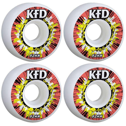 KFD Blast Skateboard Hjul 4-Pak - Red-KFD-ScootWorld.se