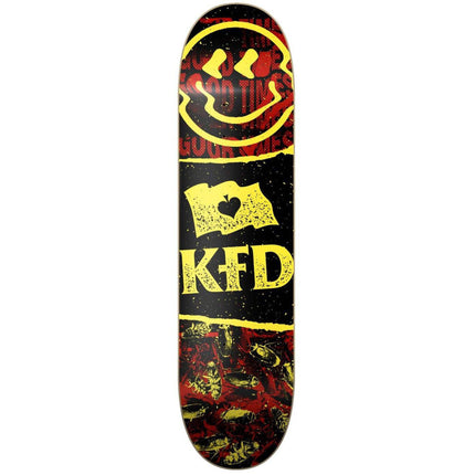 KFD Logo DIY Skateboard Bräda - Red-KFD-ScootWorld.se
