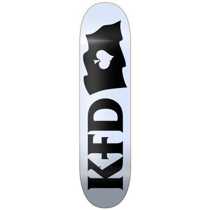 KFD Logo Flagship Skateboard Deck - White-KFD-ScootWorld.se