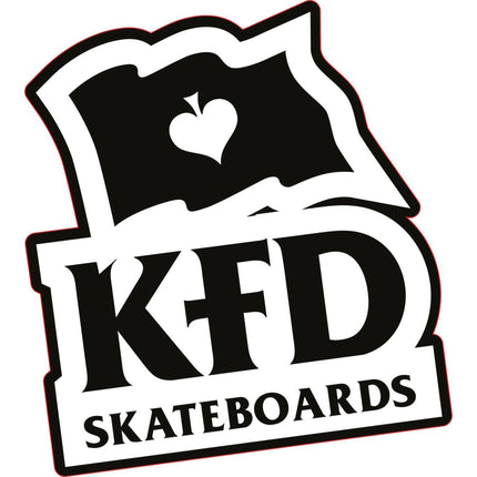 KFD Logo Sticker - Sort-KFD-ScootWorld.se