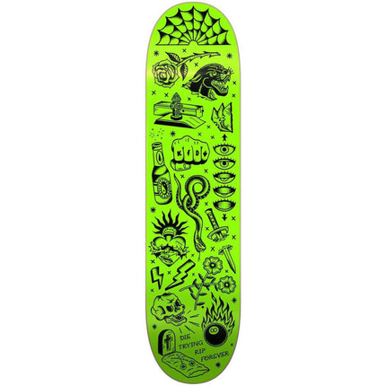 KFD Premium Wallpaper Skateboard Deck - Flash Green-KFD-ScootWorld.se