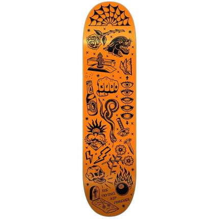 KFD Premium Wallpaper Skateboard Deck - Flash Orange-KFD-ScootWorld.se