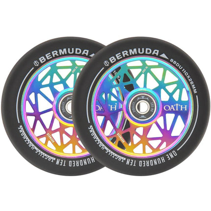 Oath Bermuda 110MM Hjul Till Sparkcykel 2-Pak - Rainbow-Oath-ScootWorld.se