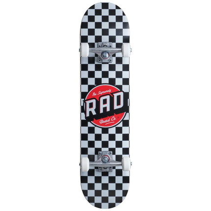 RAD Checkers Komplet Skateboard - Checkers Black-RAD Skateboards-ScootWorld.se
