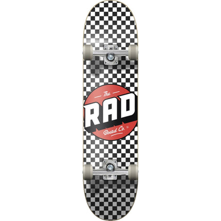RAD Checkers Progressive Skateboard - Black/White-RAD Skateboards-ScootWorld.se