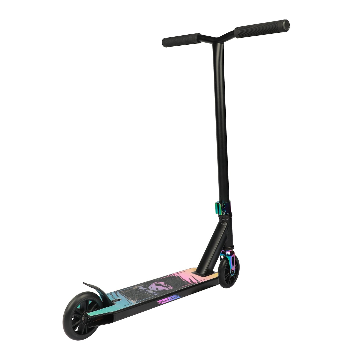 Panda Initio V2 Trick Sparkcykel - Svart/Rainbow-ScootWorld.se