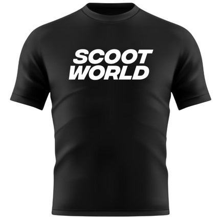 ScootWorld Big Logo Tshirt - Black-ScootWorld-ScootWorld.se