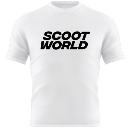 ScootWorld Big Logo Tshirt - White-ScootWorld-ScootWorld.se