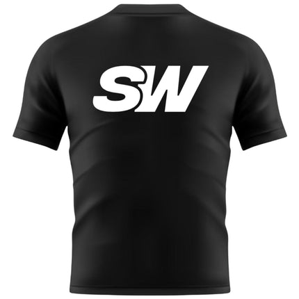ScootWorld SW Logo Tshirt - Black-ScootWorld-ScootWorld.se