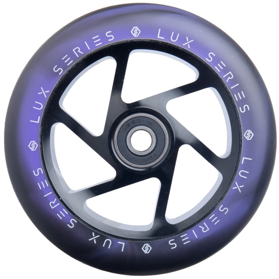 Striker Lux Spoked 110mm Kickbike Hjul - Black/Purple