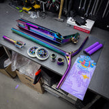 Striker Rainbow Purp Custom Build Kickbike - Rainbow-ScootWorld.se