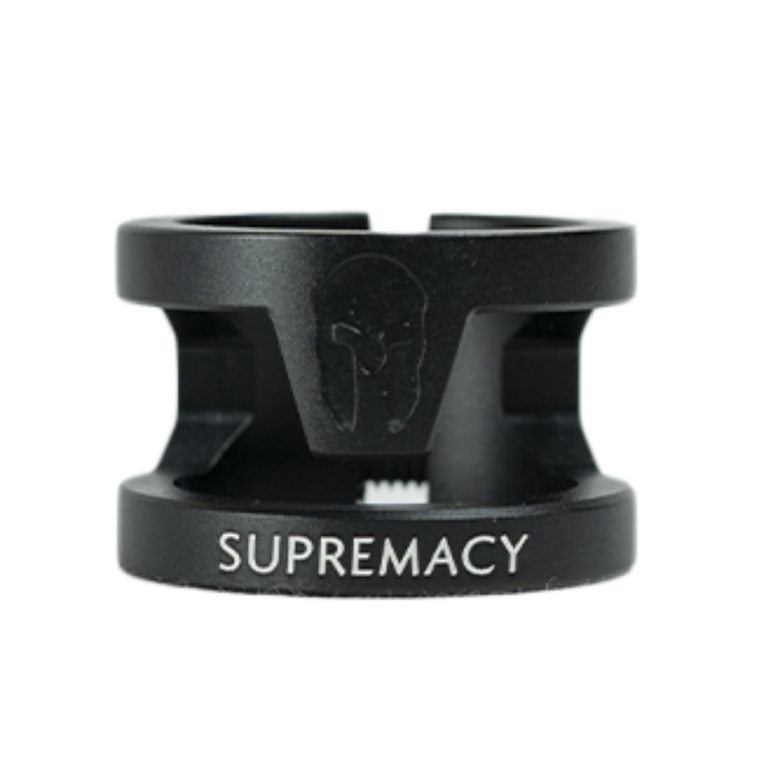 Supremacy Spartan Double Kickbike Clamp - Matt Black-Clamps till sparkcyklar-ScootWorld.se