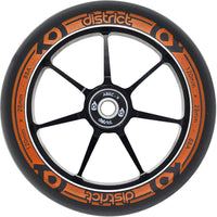 District Dual Width Core Kickbike Hjul - Black/Orange