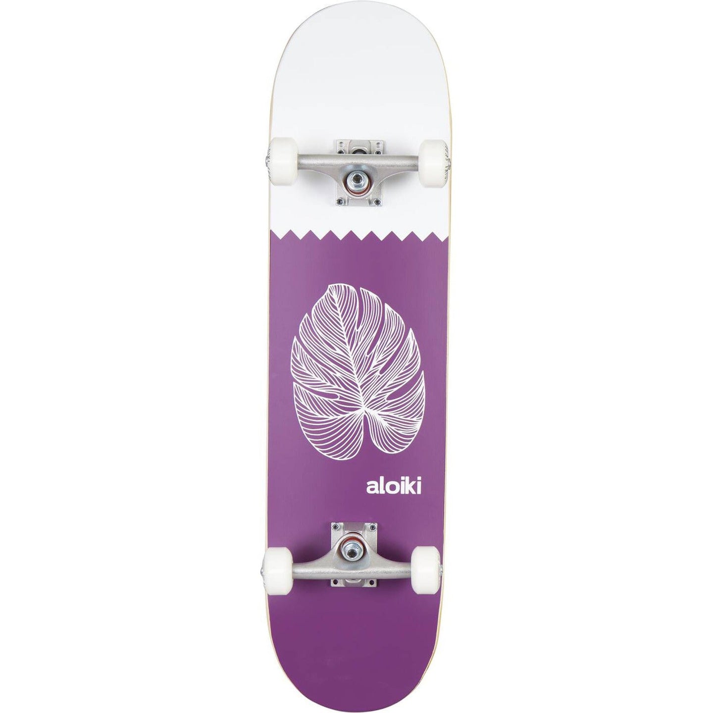 Aloiki Leaf Komplet Skateboard - Purple-ScootWorld.dk